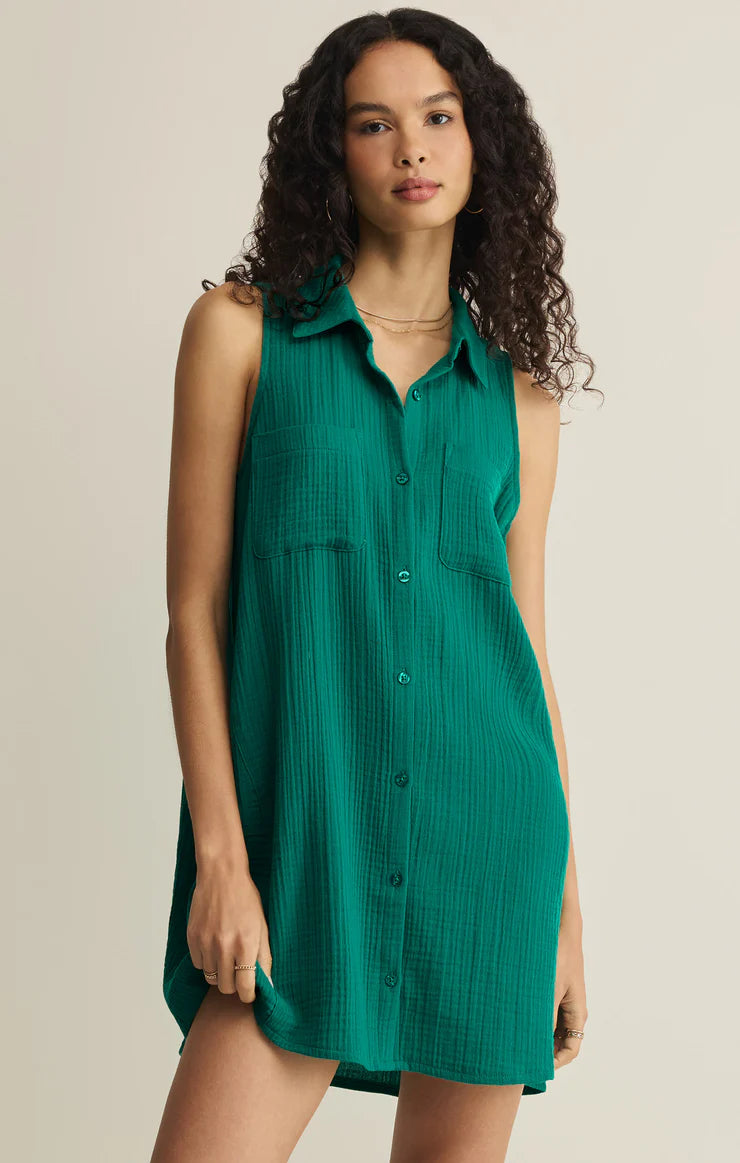 Z Supply New Light Mini Dress Rain Forest Traveling Chic Boutique CT Z Supply New Light Mini Dress Rain Forest Traveling Chic Boutique CT