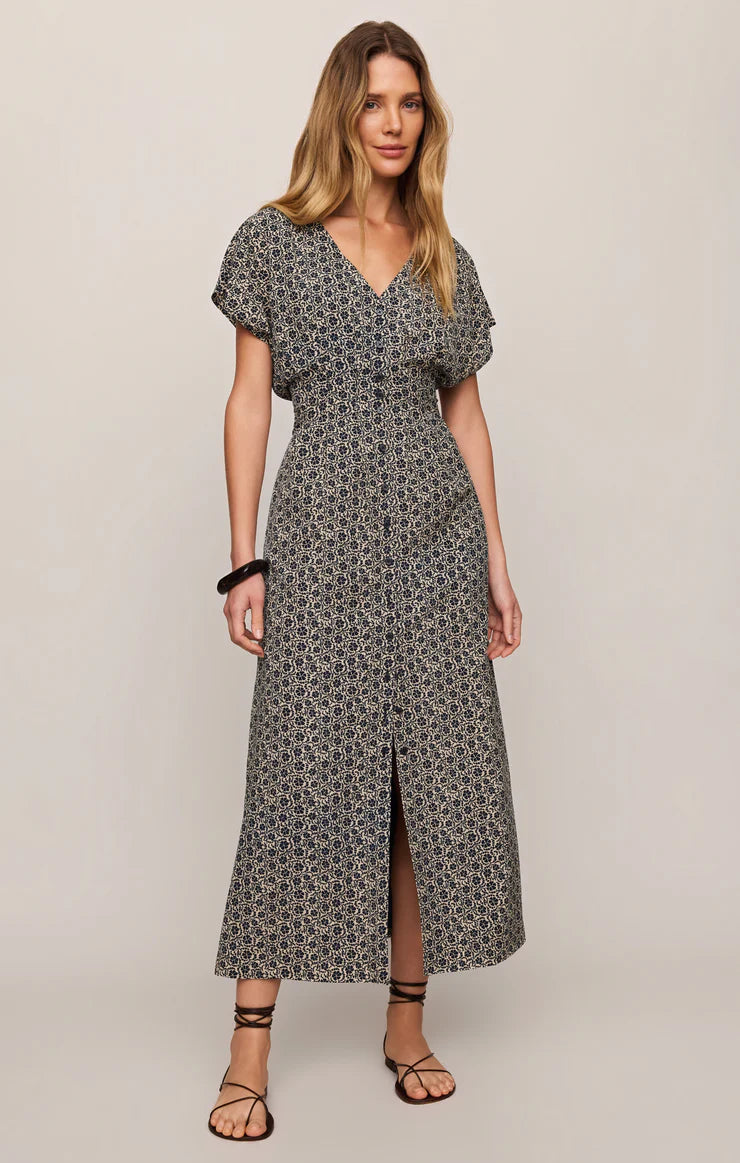 Sanna Iris Floral Midi Dress by Z Supply