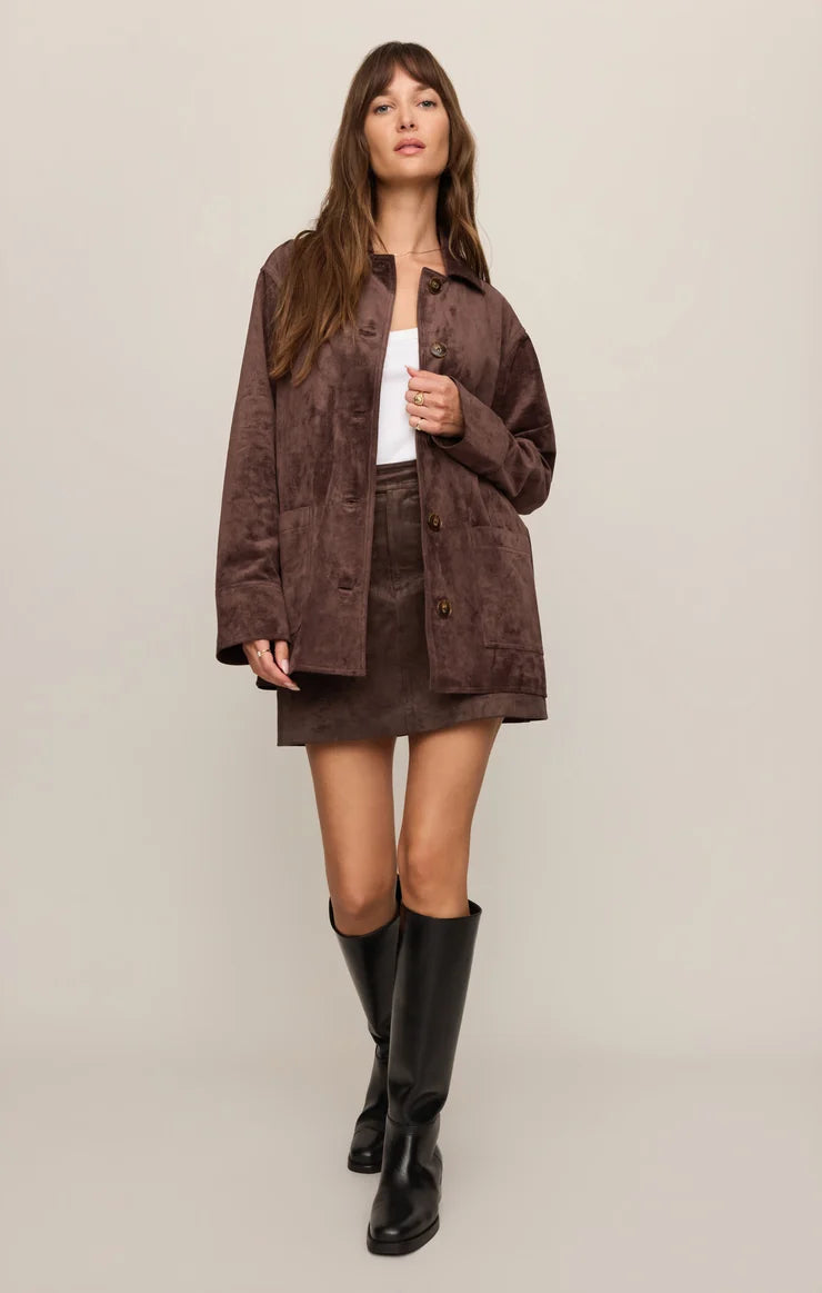 Decker Faux Suede Chore Coat by Z Supply