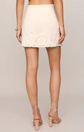Daya Floral Cutwork Embroidered Linen Mini Skirt – Z Supply x Lindye Galloway