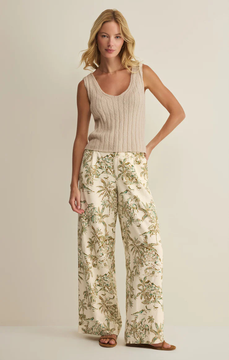 Overlook Tiki Tide Linen Pant by Z Supply