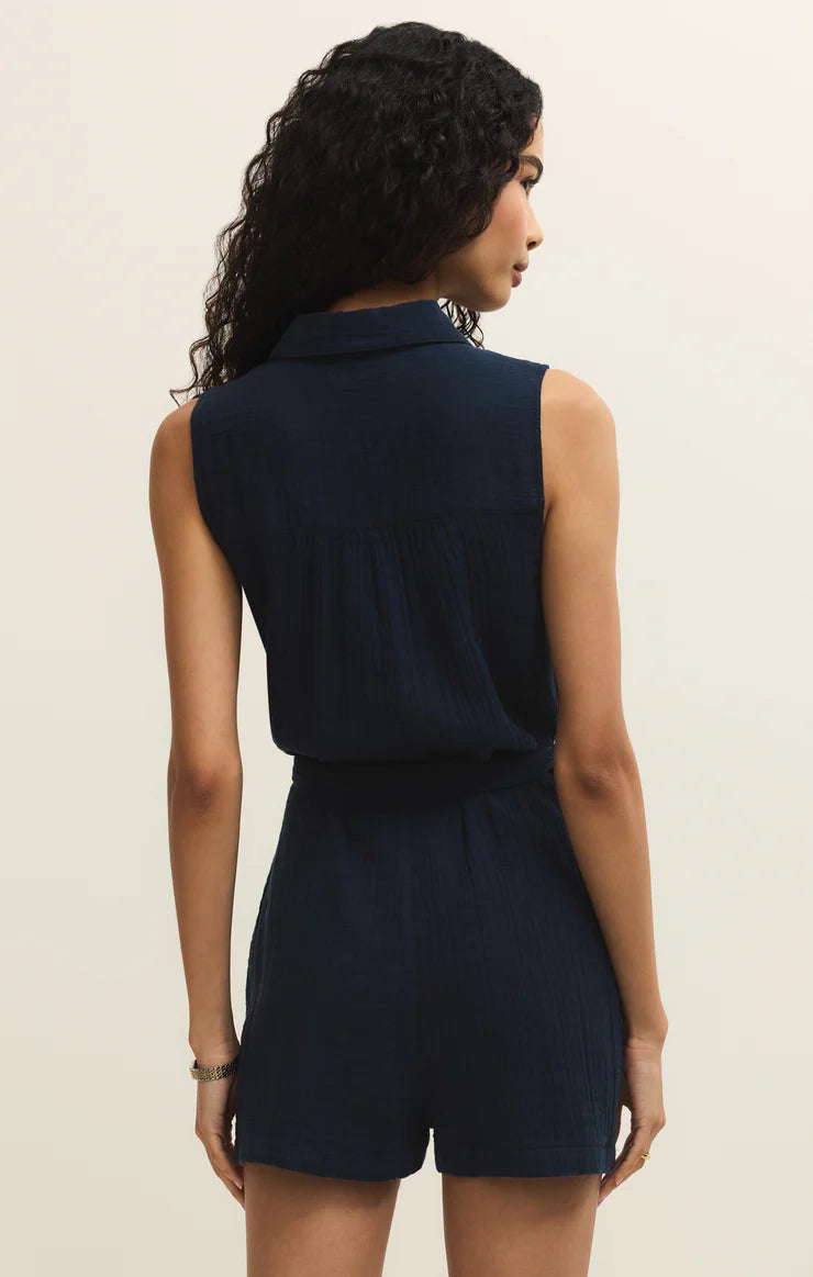 New Light Airy Gauze Romper by Z Supply
