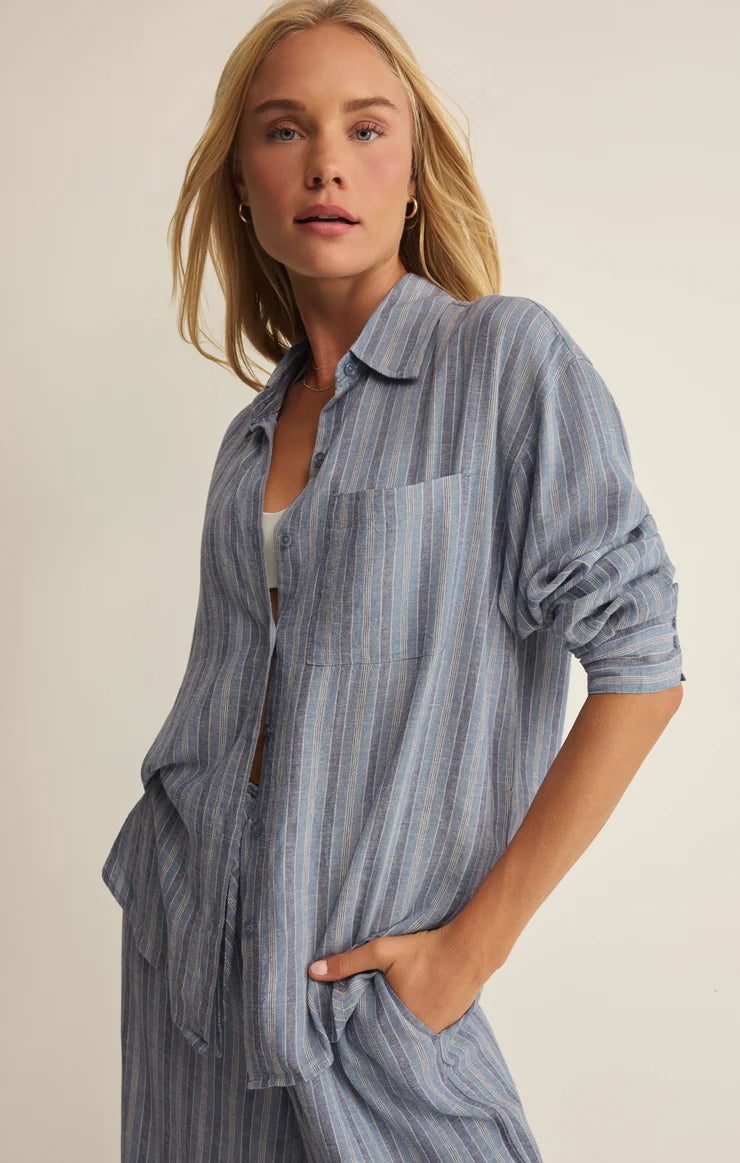 The Perfect Stripe Buttonup by ZSupply