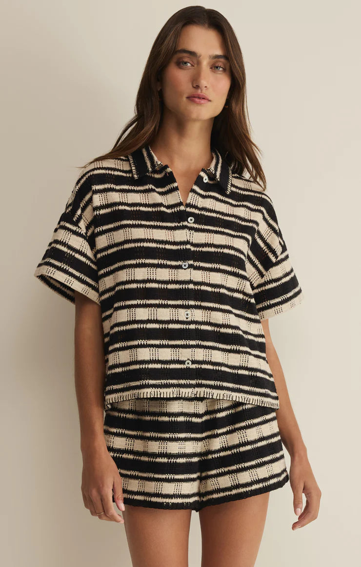 Monaco Stripe Button Up by Z Supply