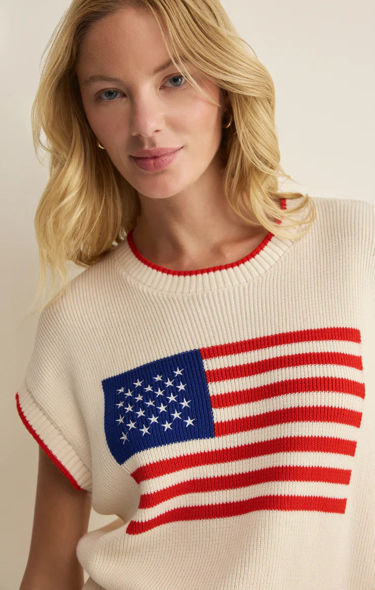 Sleeveless Patriot Sweater by ZSupply