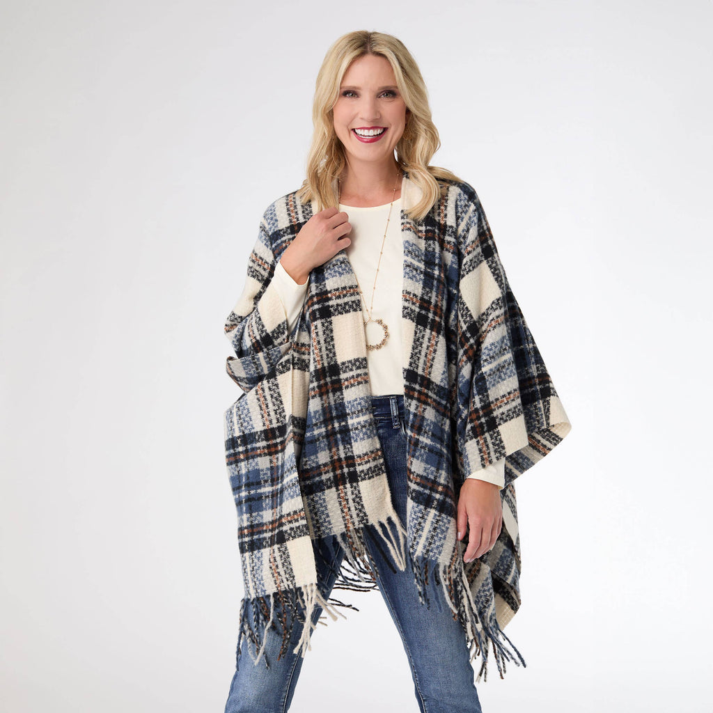 Fano Plaid Wrap