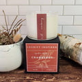 Cranberry Classic Glass 2 Wick Soy Candle