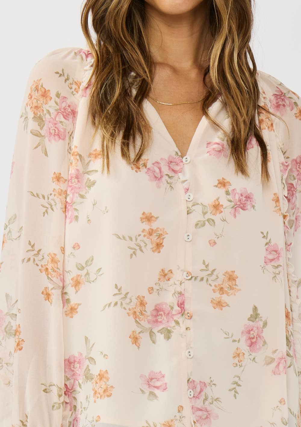 Suzy Ruffle Blouse