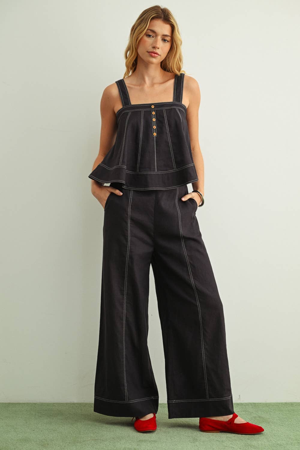 Linen Stitch Top