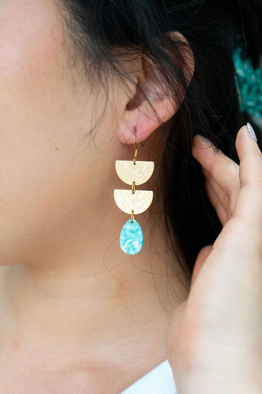 Aria Earrings - Aquamarine // Jewelry, Gifts