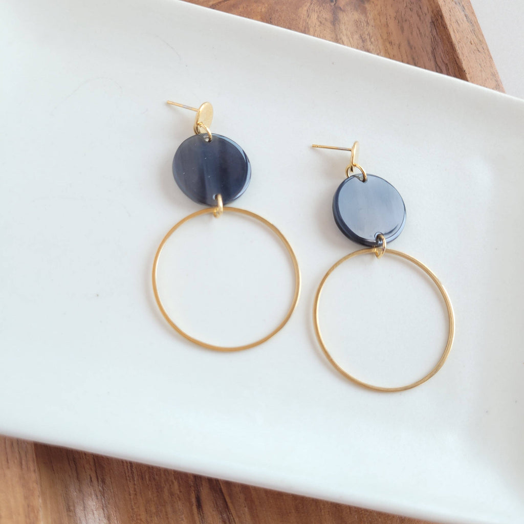 Sadie Earrings - Black // Jewelry, Fall