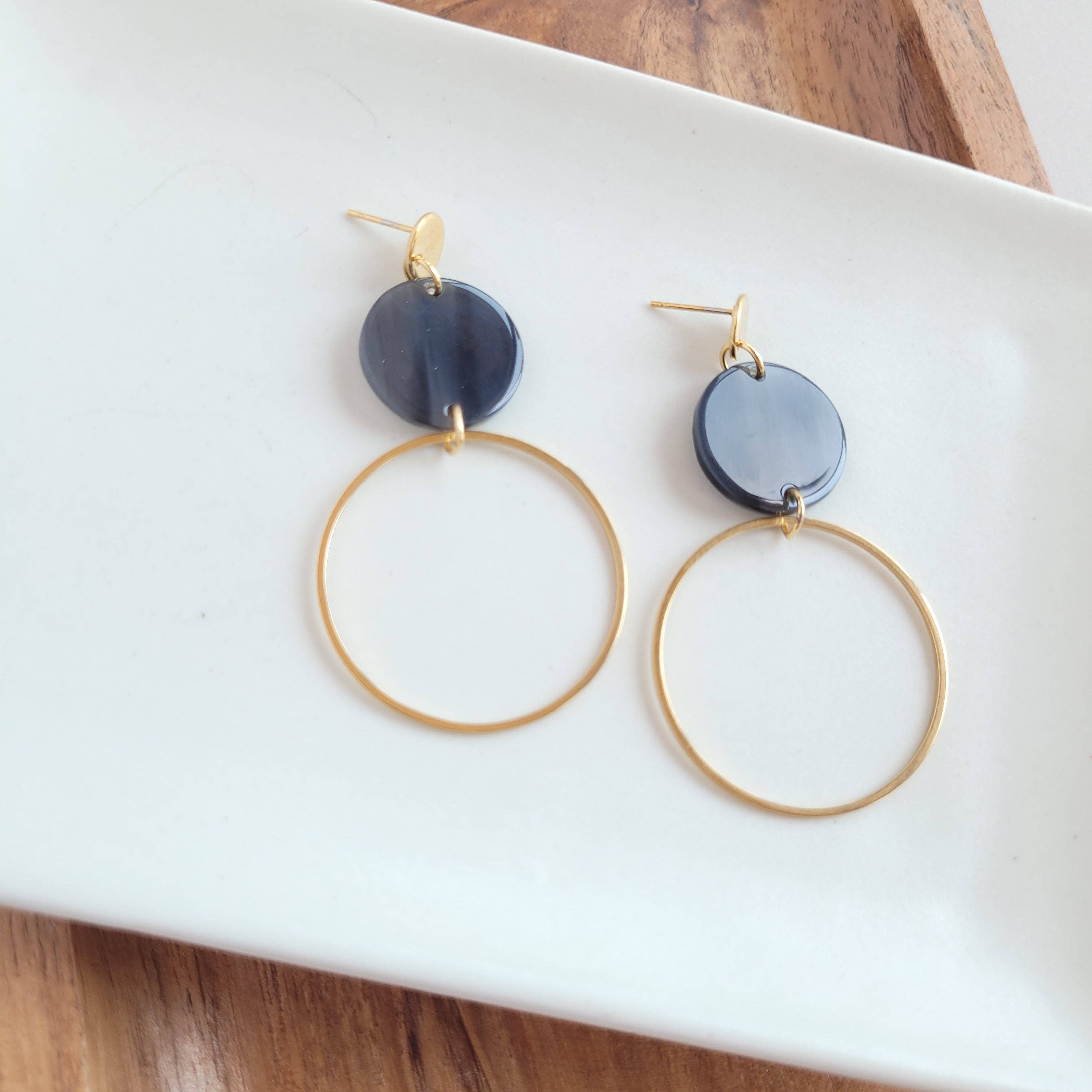 Sadie Earrings - Black // Jewelry, Fall