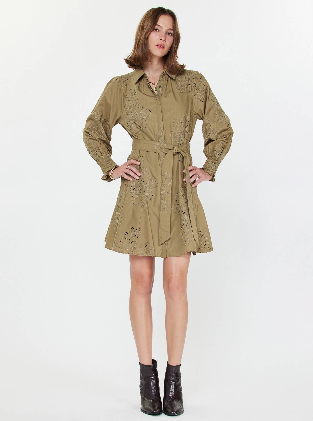 Mini Shirt Dress by Current Air
