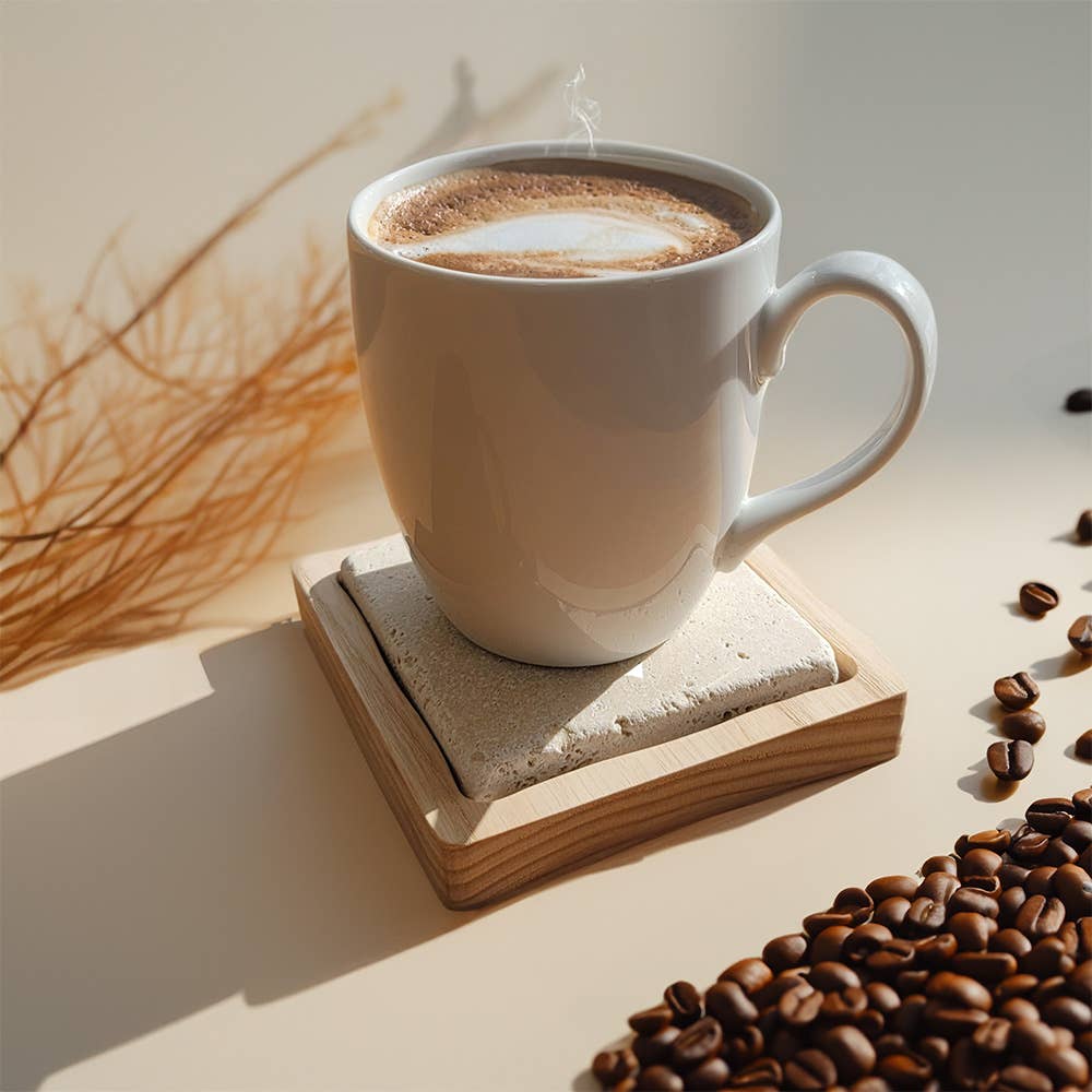 Cozy Coffee/Tea Coaster - Hot Stone Mug Warmer