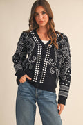 Dot Art Cardigan