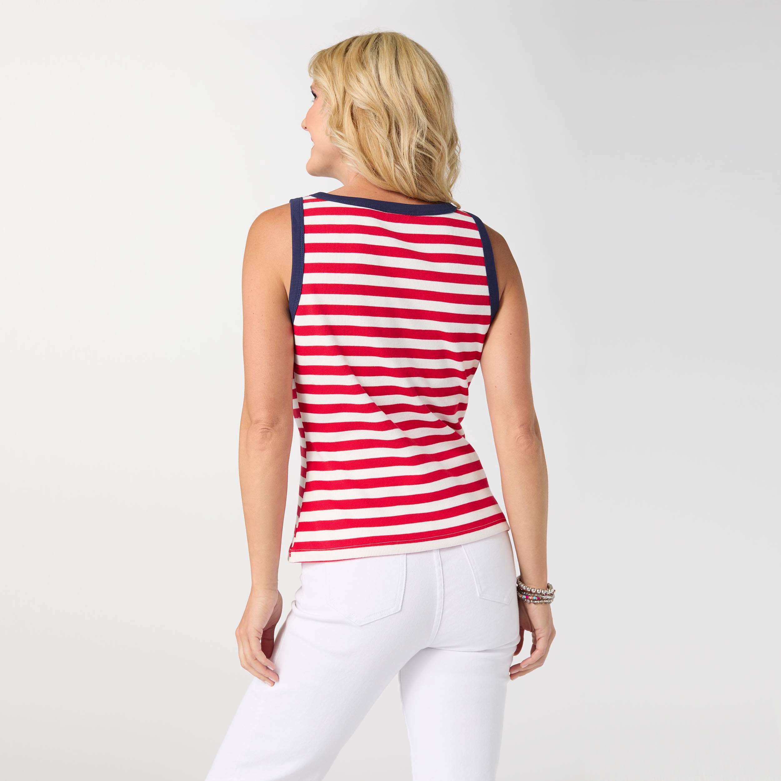 Sawyer Striped Rib Tank