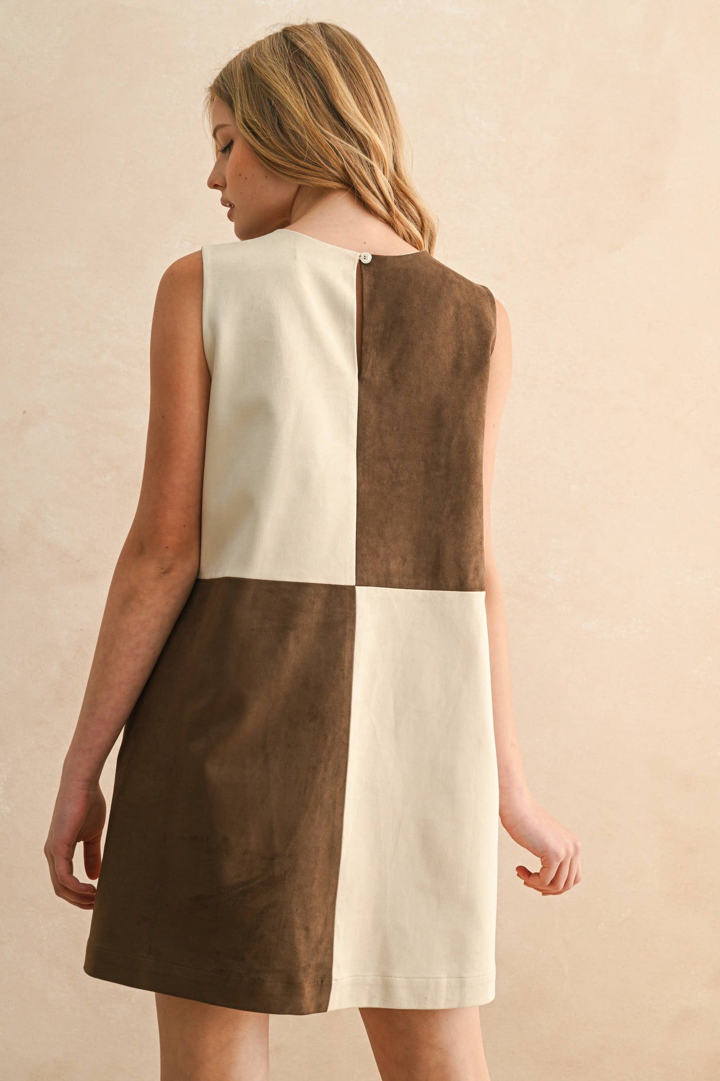 Suede Shift Dress
