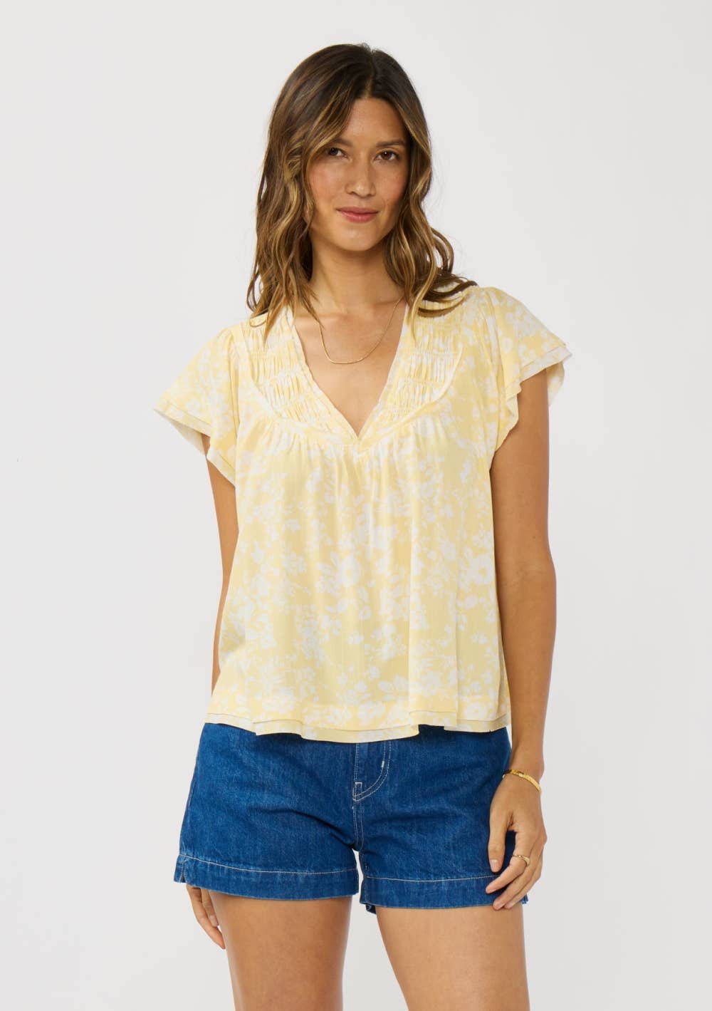Tami Flutter Sleeve Top