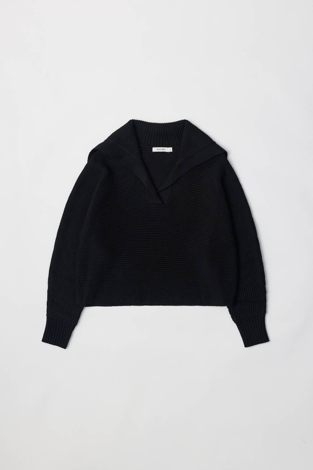 The Brixley Sweater | Ribbed Wide-Collar Sweater