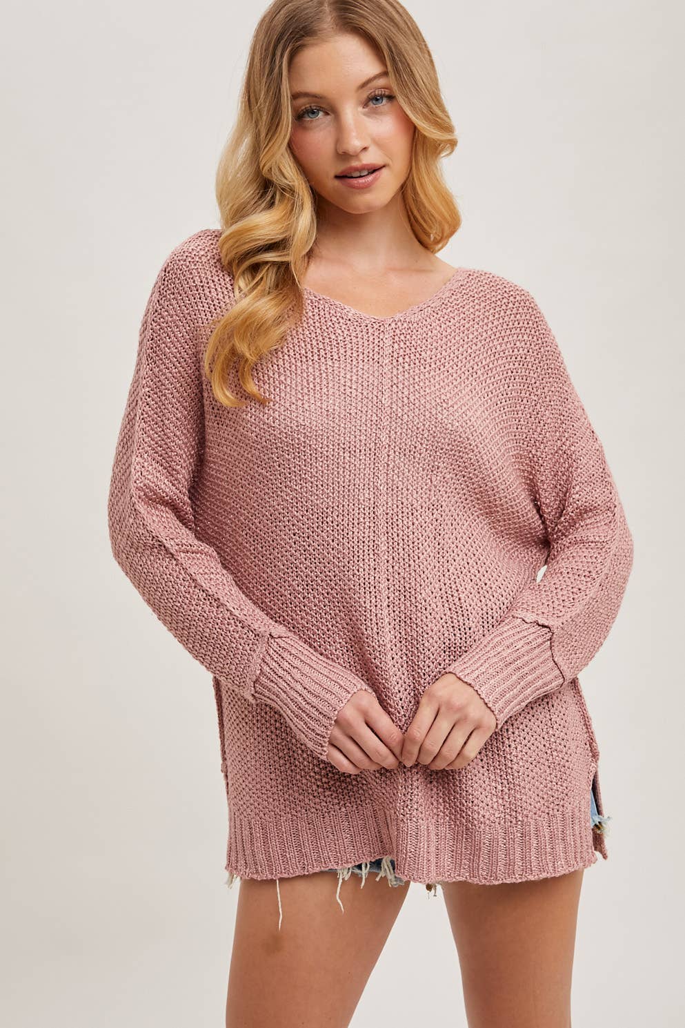 Reverse Seam Sweater
