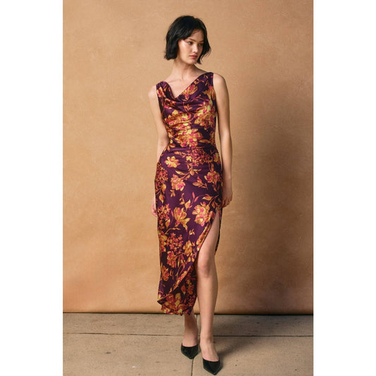 Carlie Drape Neck Dress