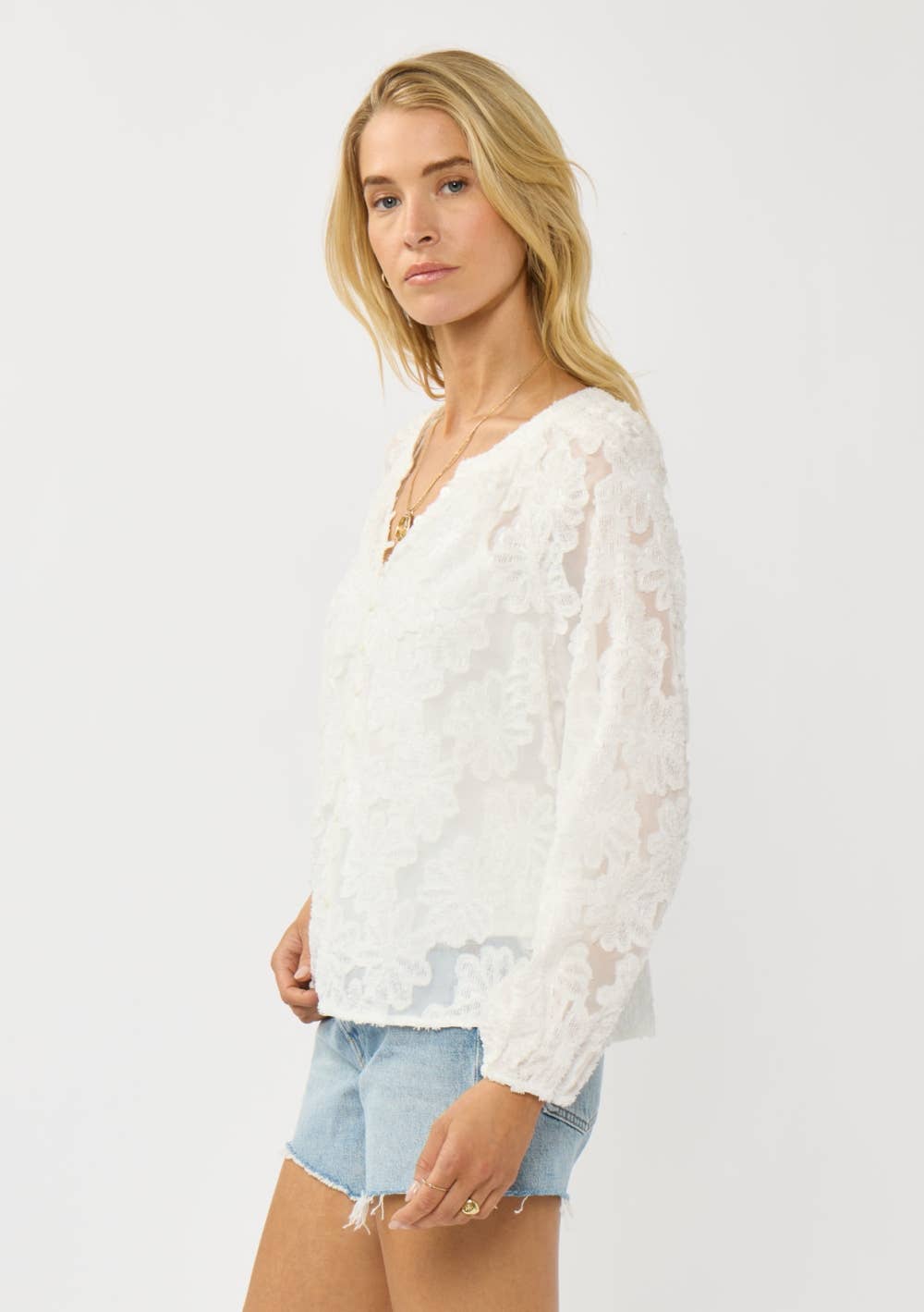 Lola Raglan Button Down