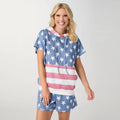 Independence Day Short Sleeve Hoodie