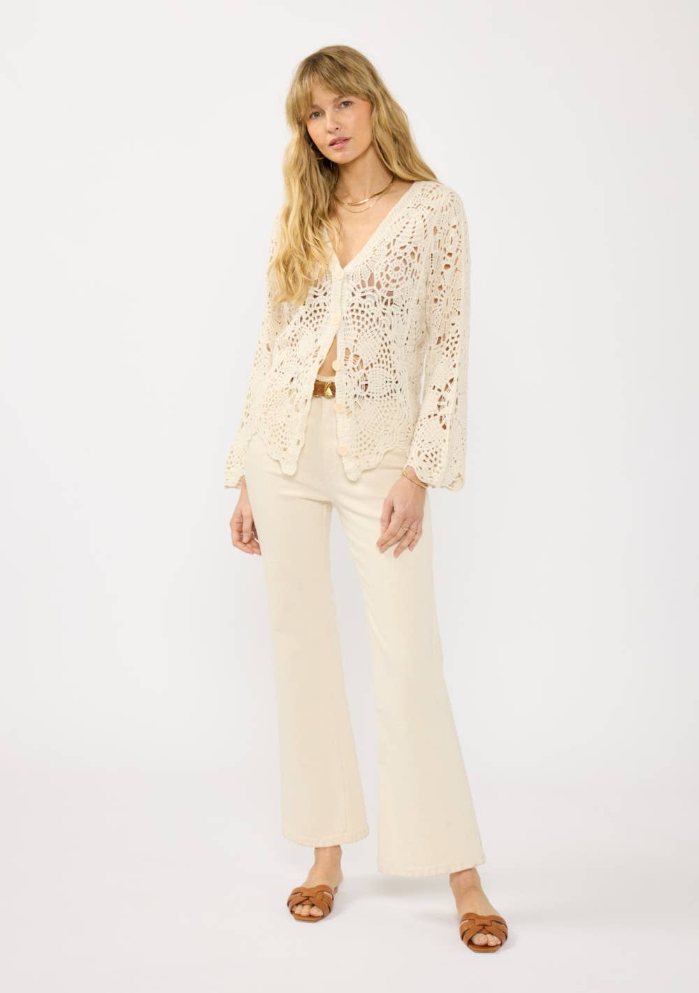 Floral Crochet Lace Cardigan