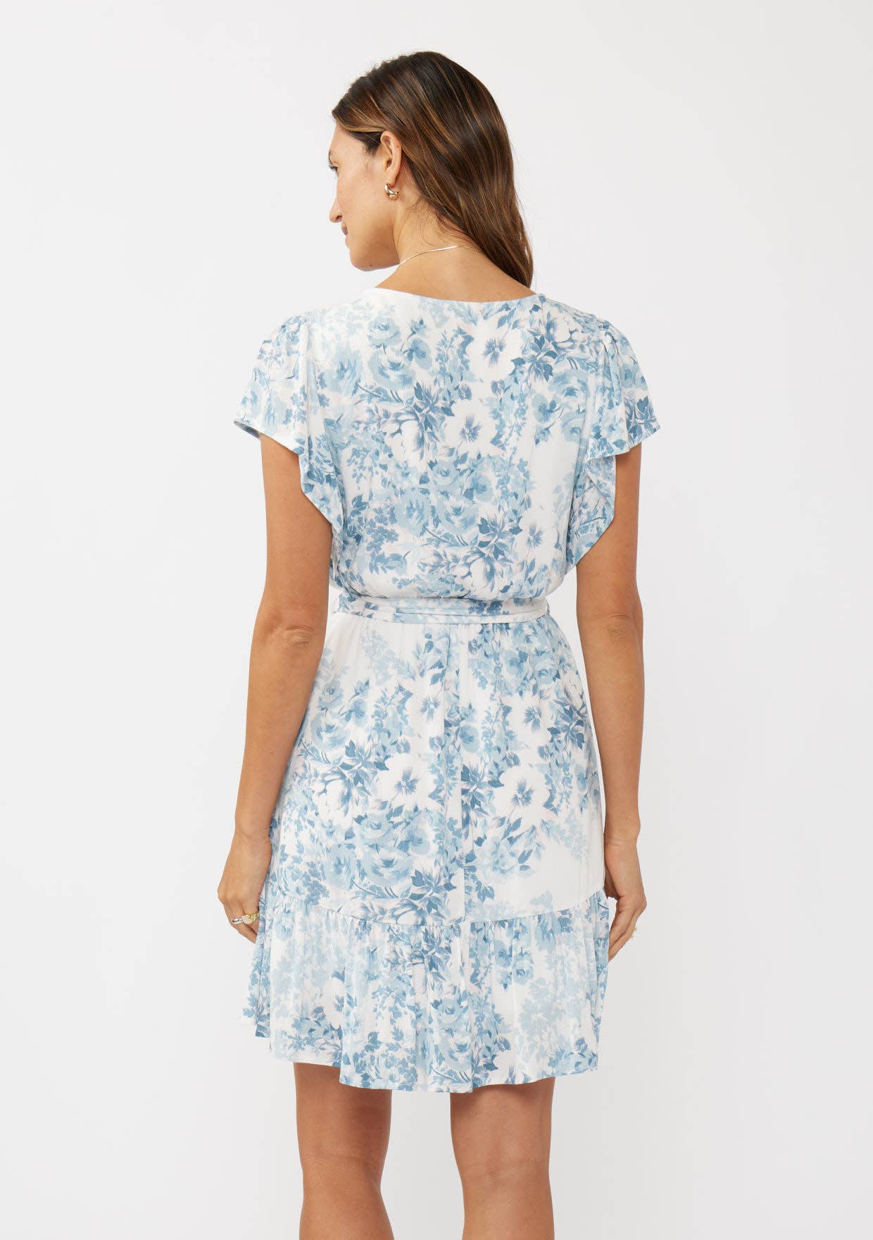 Sara Flutter Sleeve Dress