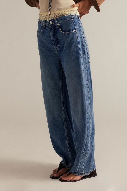 Free People Truro Baggy Puddle Jean