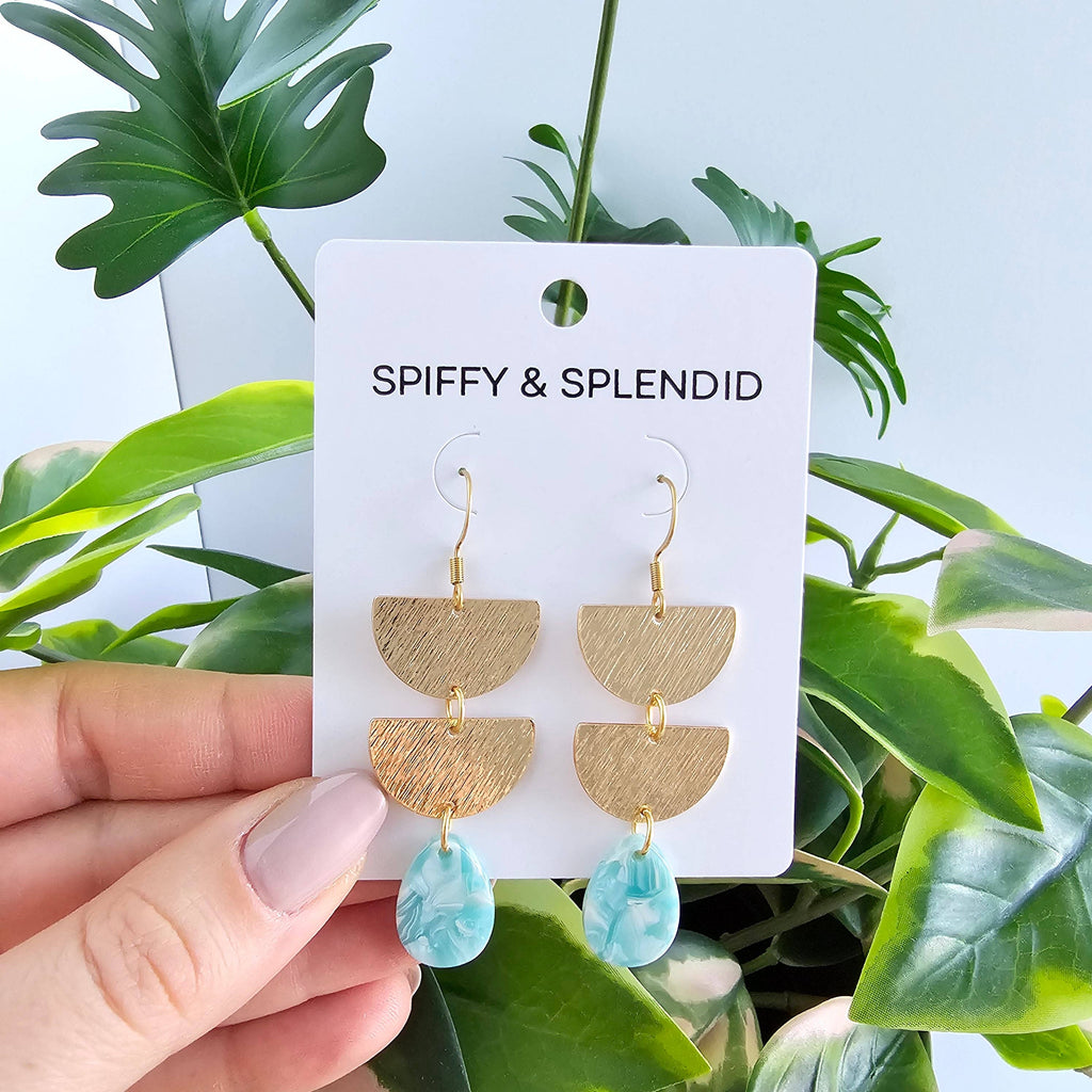 Aria Earrings - Aquamarine // Jewelry, Gifts