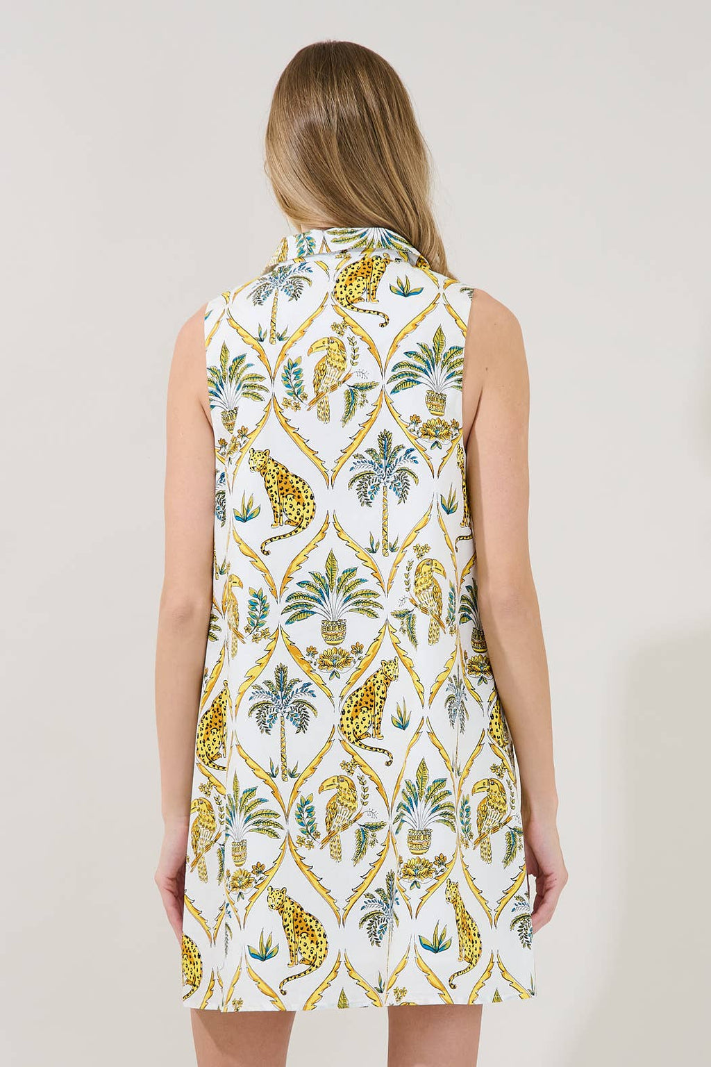 Lexya Collared Shift Mini Dress Tigress
