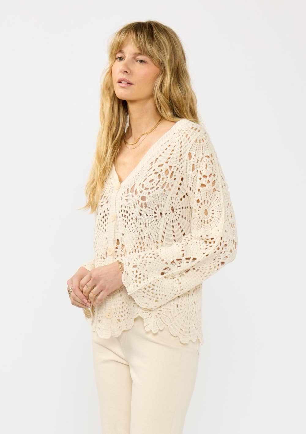 Floral Crochet Lace Cardigan