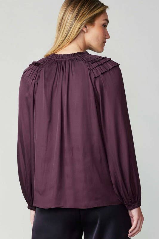 Shoulder Ruffled Detail Blouse