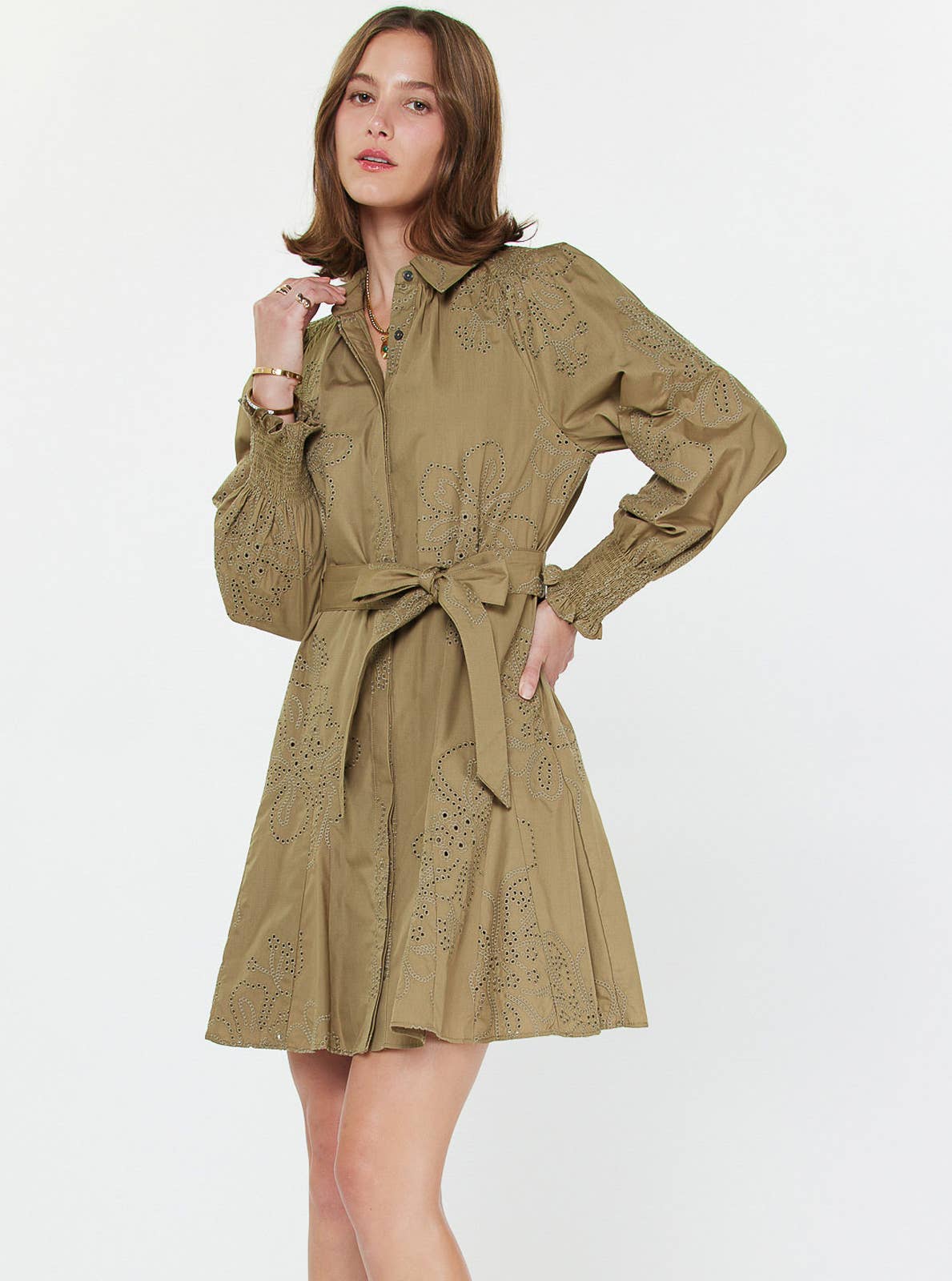 Mini Shirt Dress by Current Air