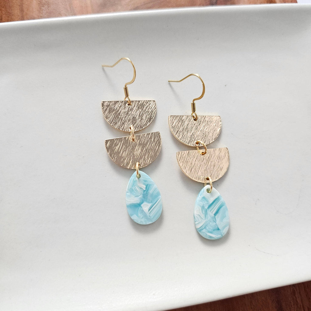 Aria Earrings - Aquamarine // Jewelry, Gifts