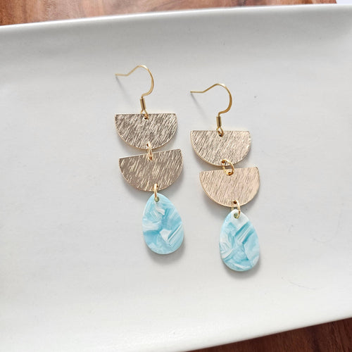 Aria Earrings - Aquamarine // Jewelry, Gifts