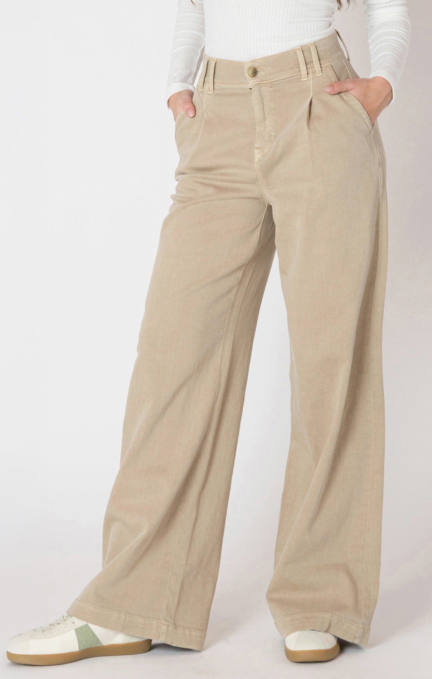 Dex Clothing Flowy Twill Trousers