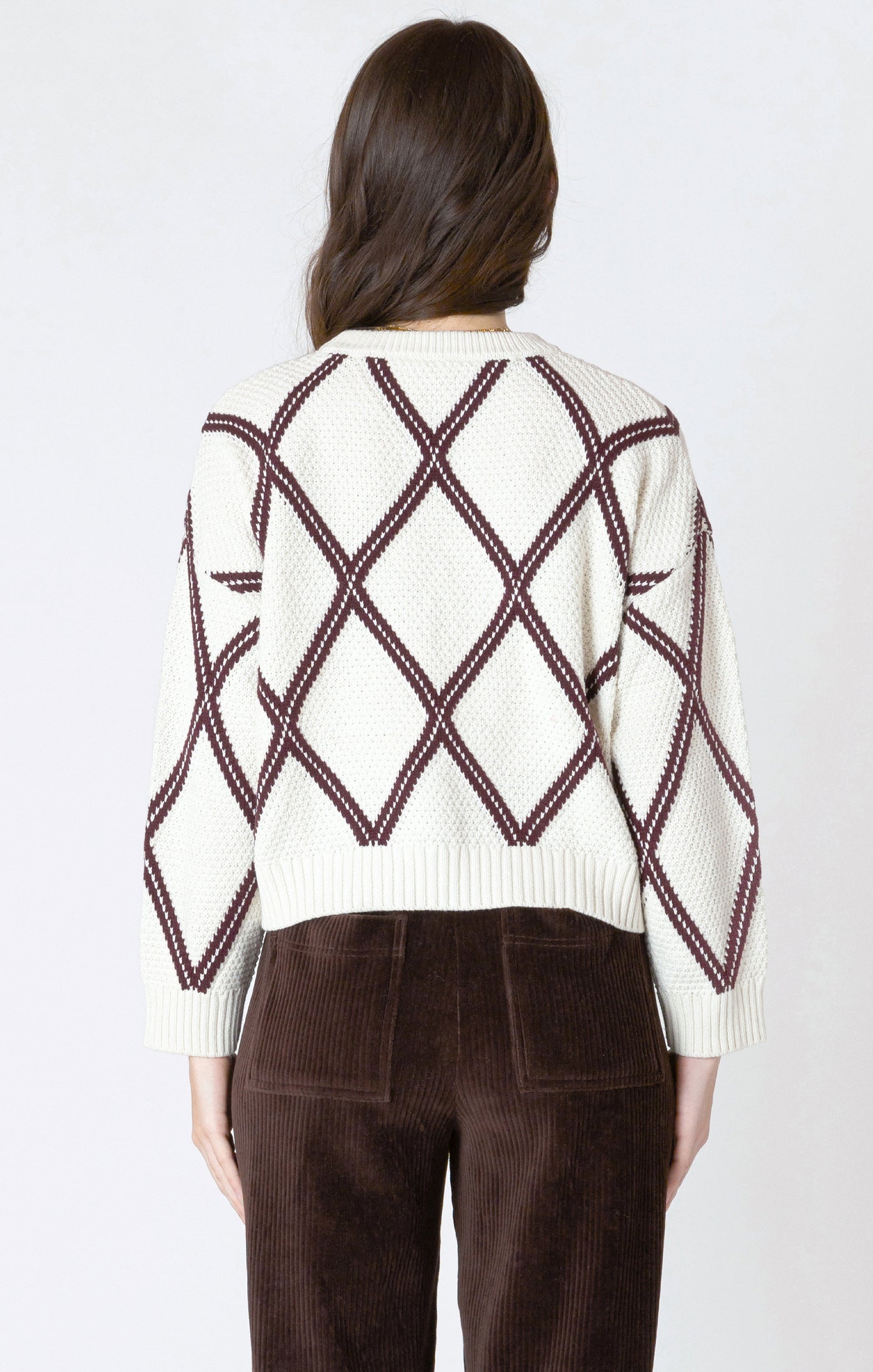 Dex Clothing Diamond Check Sweater