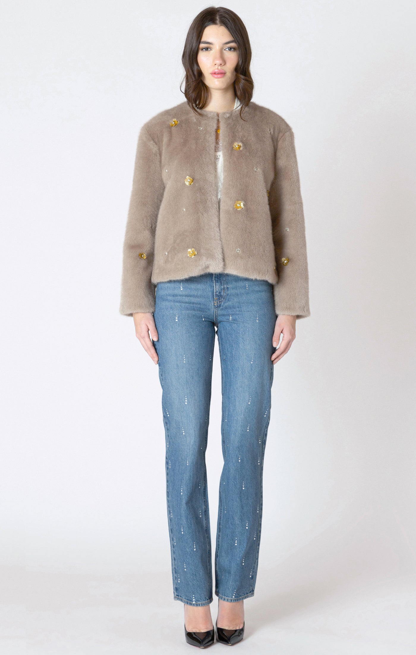 Dex Clothing Faux Fur Jacket