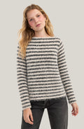 Long Sleeve Boatneck Knit Top by Liverpool
