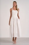 Elan EL50217 White Eyelet Dress