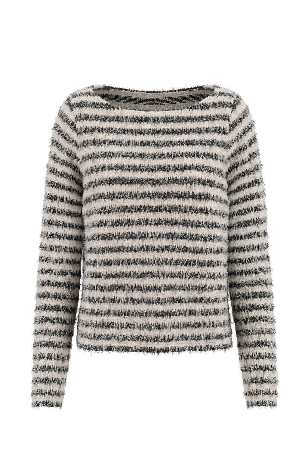 Long Sleeve Boatneck Knit Top by Liverpool