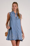 Denim Shift Dress